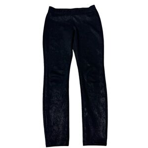 Express snakeskin faux leather leggings medium
